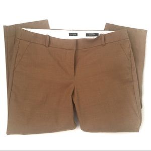 J. Crew Factory City Fit Skimmer Crop Tan Pant